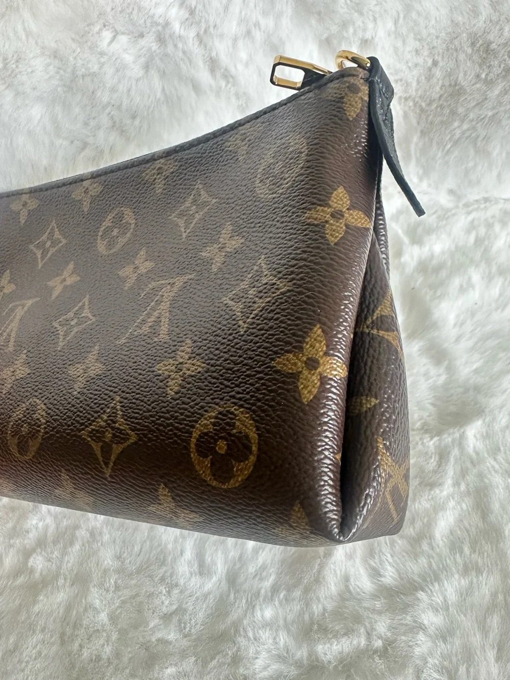 Louis Vuitton Monogram Canvas Shoulder Pallas with Gold Chain
